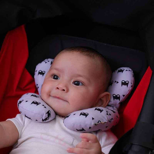 Baby head protection U-shaped pillow Cat