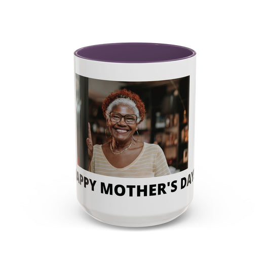 Personalized Accent Coffee Mug — Perfect Mother's Day Gift (11oz/15oz)