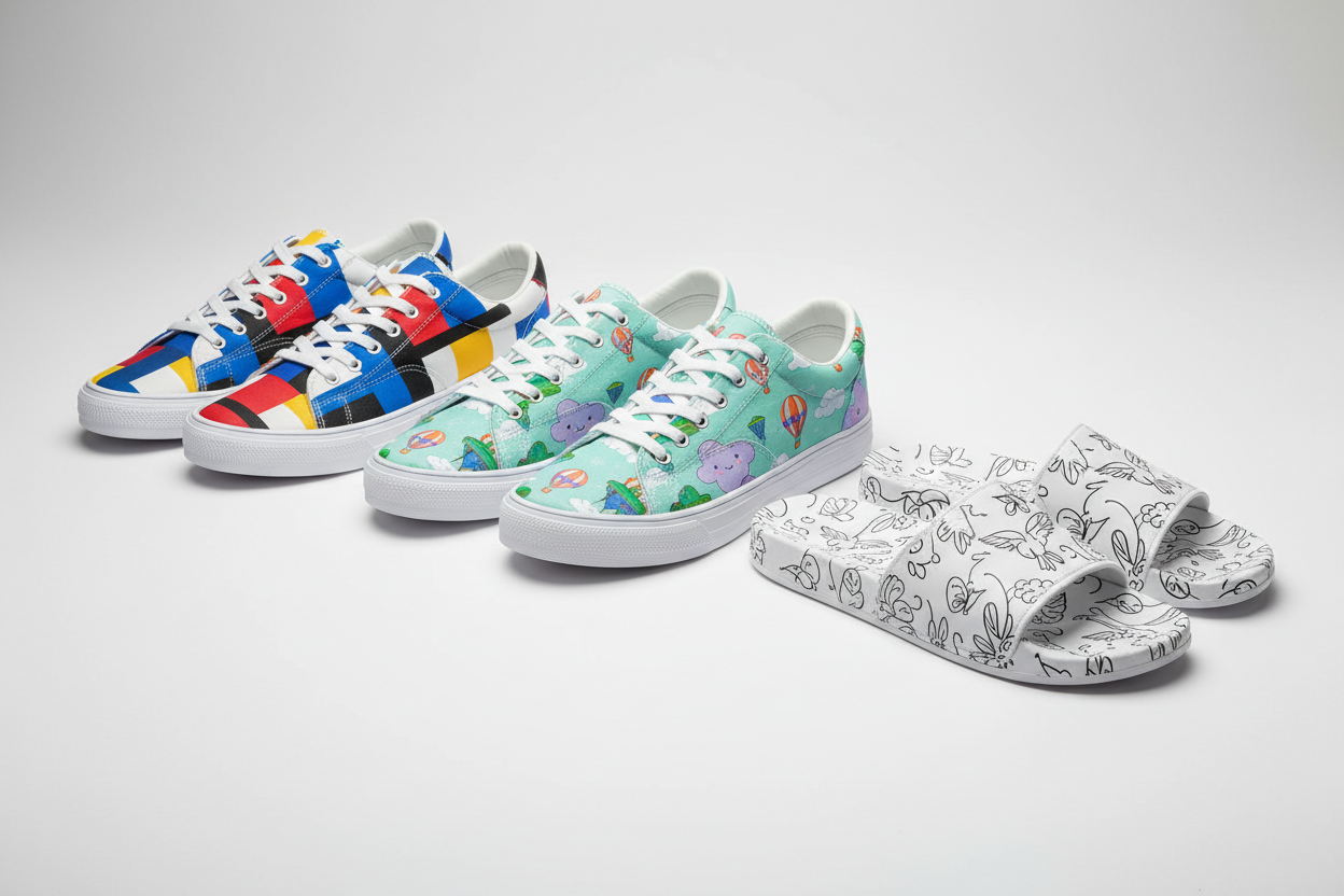 Print-on-Demand Footwear