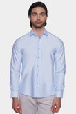 Premium Cotton Dress Shirt (Sky)