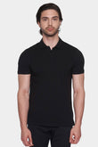 The Mercerized Cotton Polo (Black)
