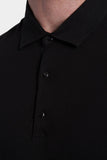 The Mercerized Cotton Polo (Black)