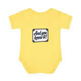 Personalizable Infant Bodysuit – Custom Printed Baby Onesie