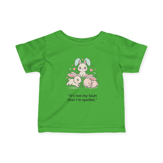Personalized Infant Tee — Custom Jersey Shirt Apple