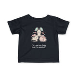 Personalized Infant Tee — Custom Jersey Shirt Black