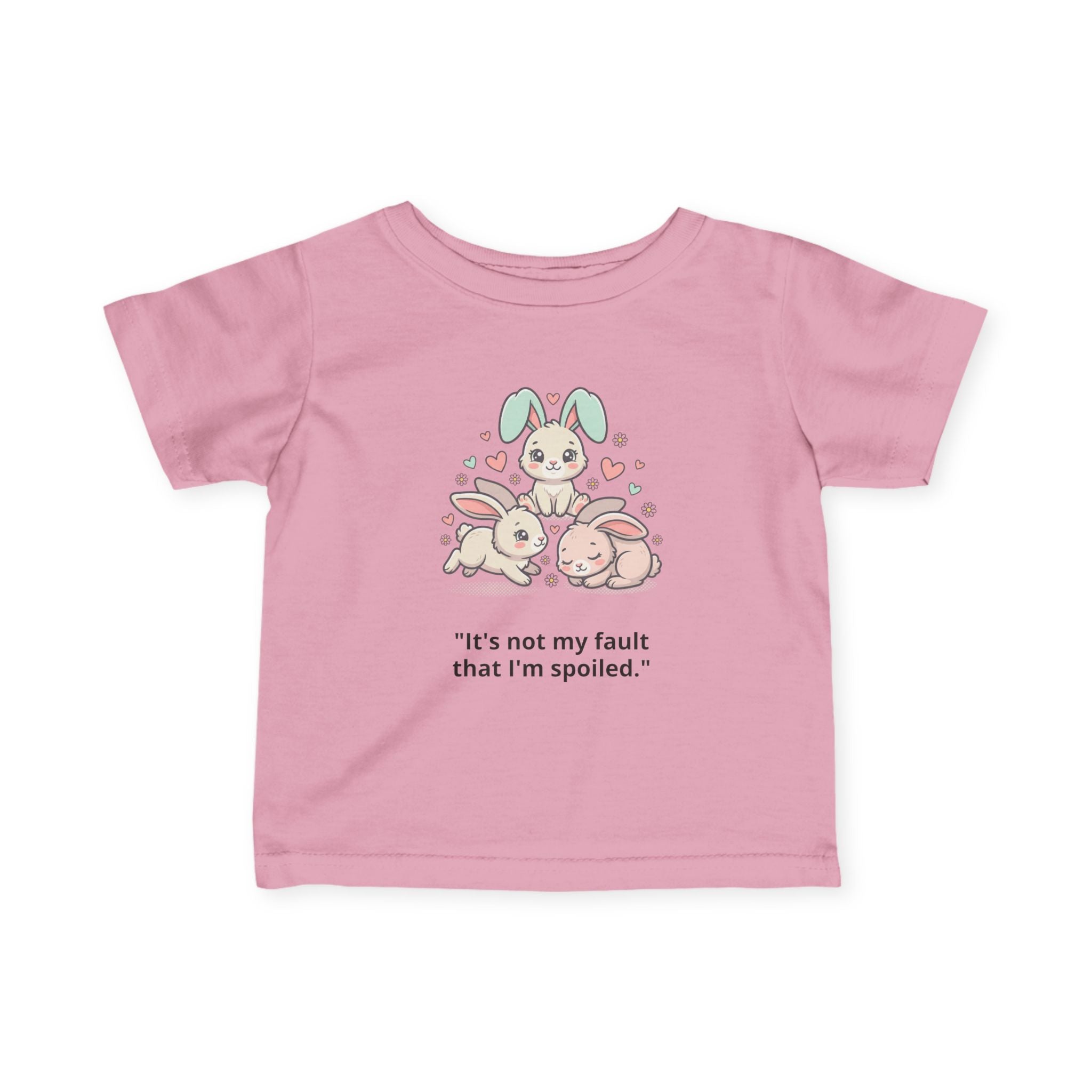 Personalized Infant Tee — Custom Jersey Shirt Pink