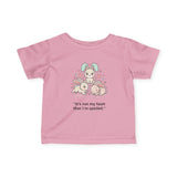 Personalized Infant Tee — Custom Jersey Shirt Pink