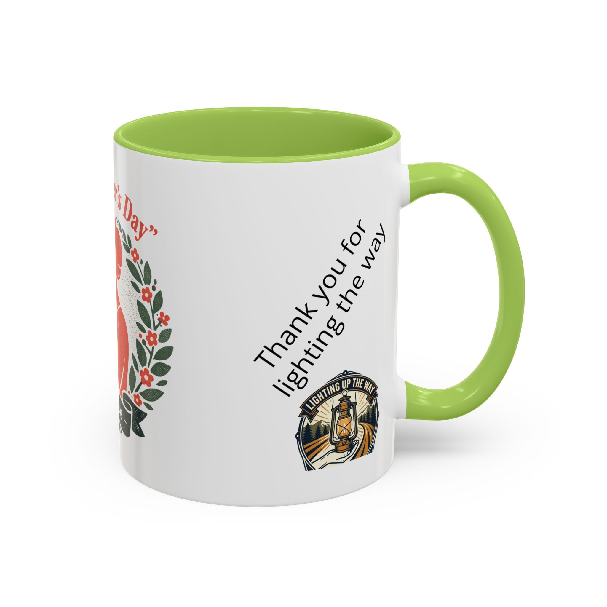 Personalized "Happy Mother's Day" Accent Coffee Mug — 11oz & 15oz