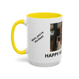 Personalized Accent Coffee Mug — Perfect Mother's Day Gift (11oz/15oz)