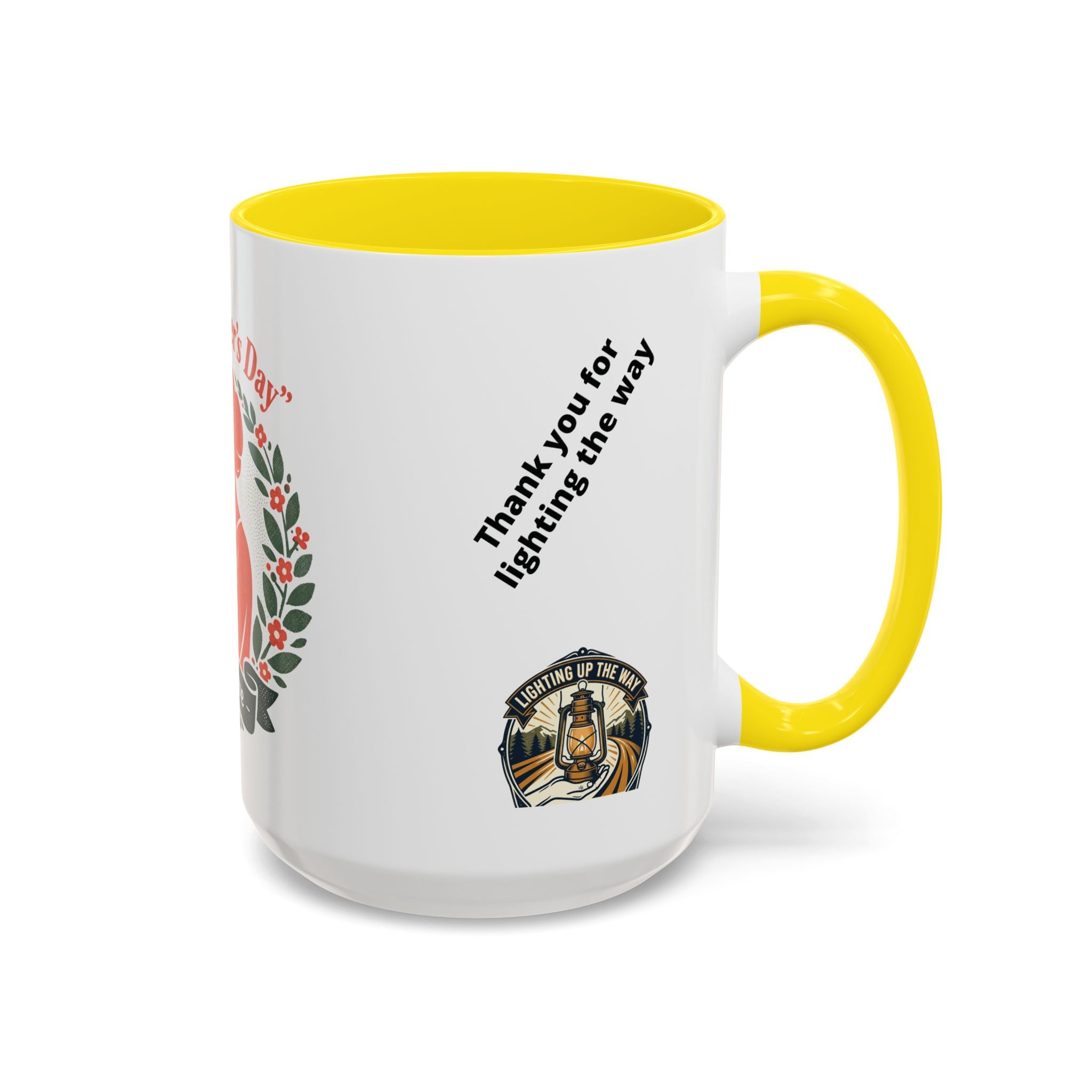 Personalized "Happy Mother's Day" Accent Coffee Mug — 11oz & 15oz