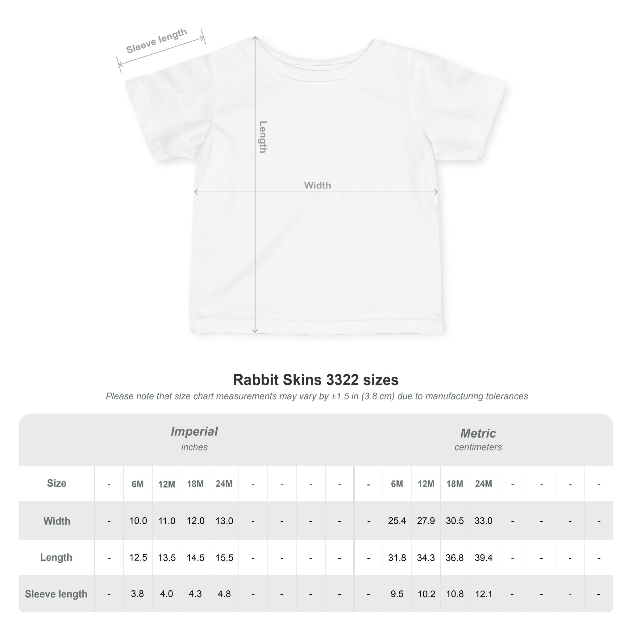 Personalized Infant Tee — Custom Jersey Shirt
