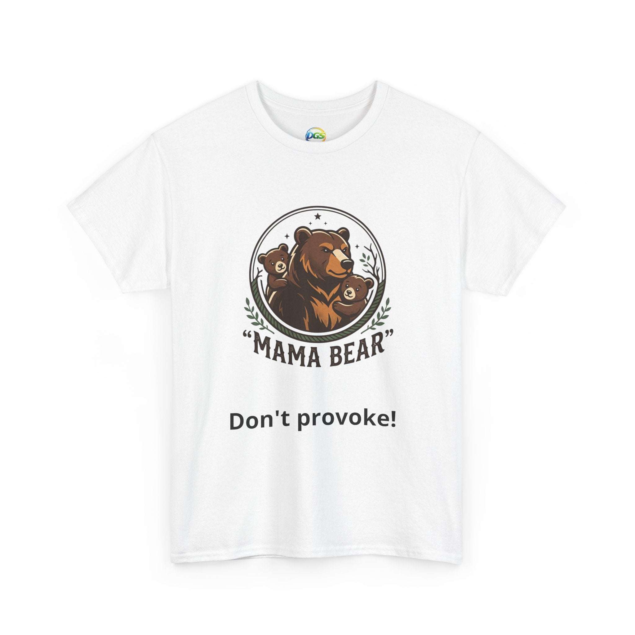 Mama Bear T-Shirt — Cute Mother & Cub Graphic Tee, Mother's Day Gift