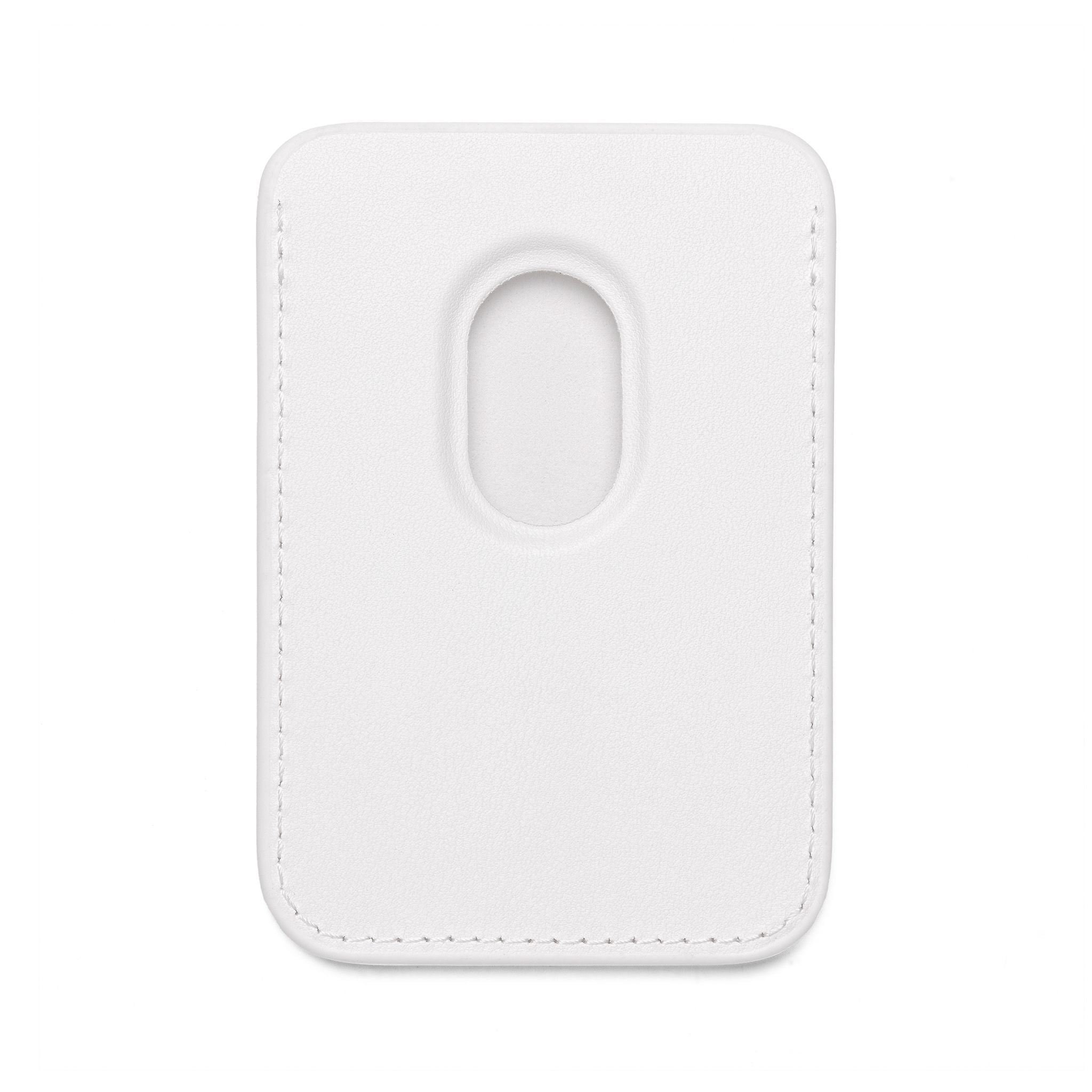 MagSafe Vegan Wallet — Pink Abstract Animal Print Card Holder