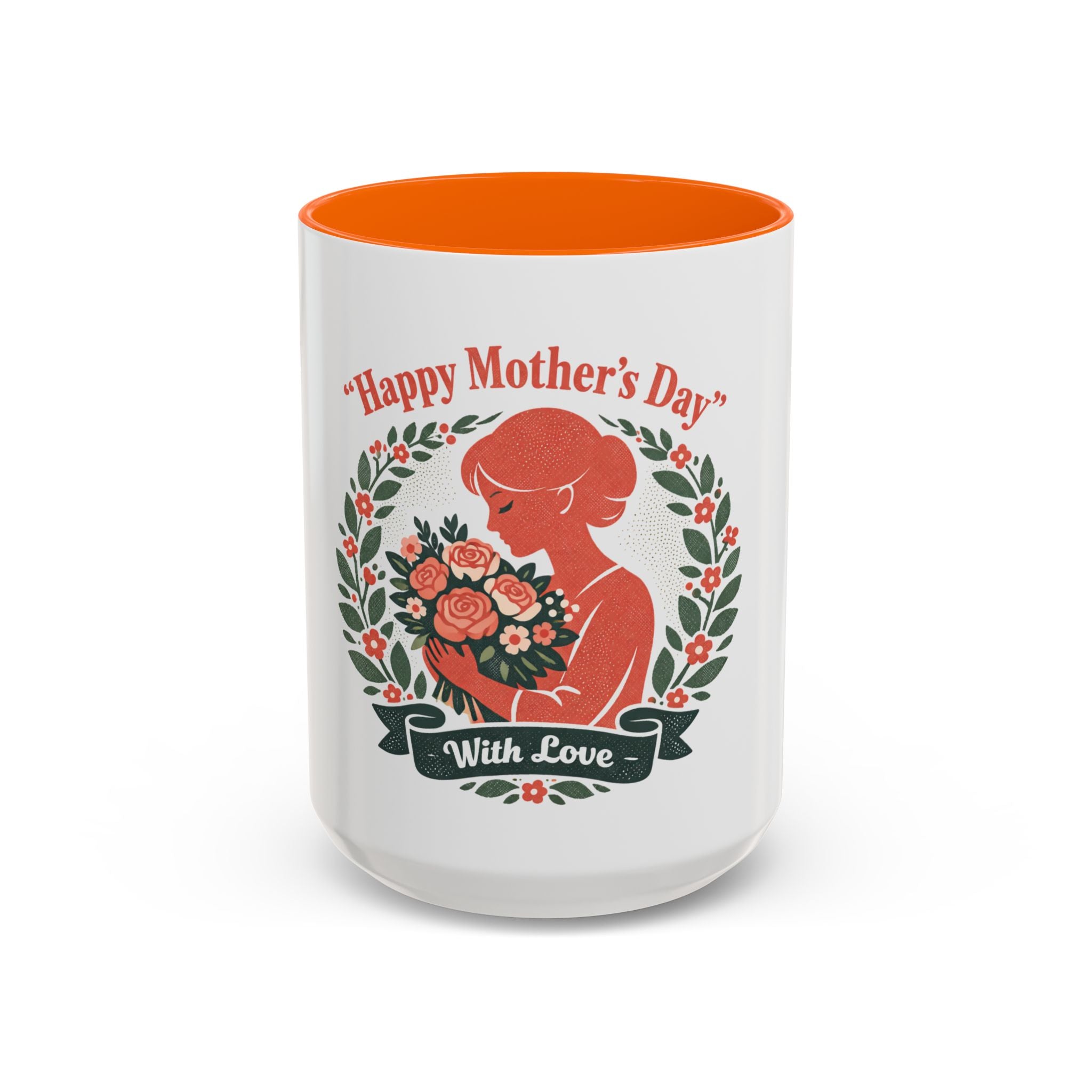 Personalized "Happy Mother's Day" Accent Coffee Mug — 11oz & 15oz