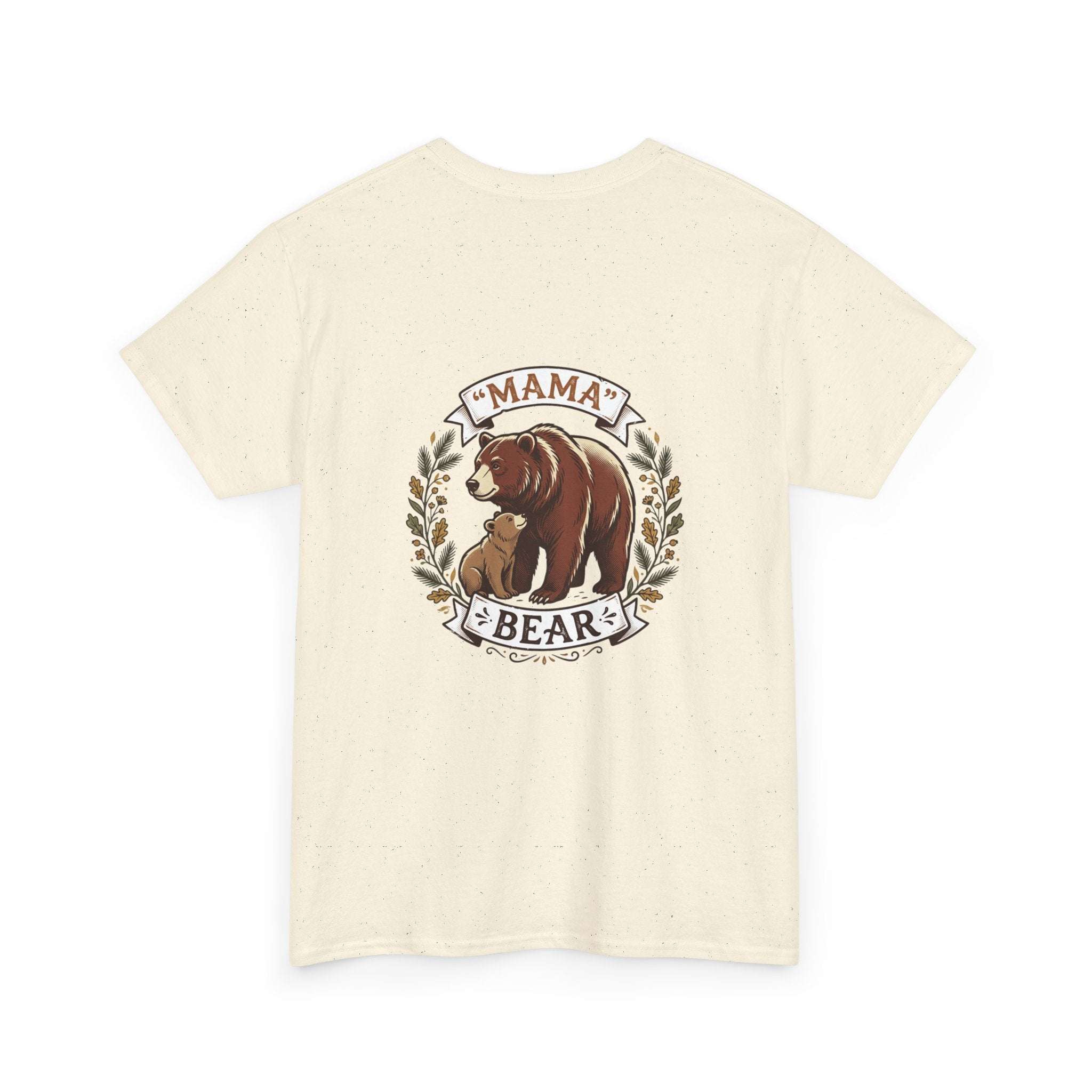 Mama Bear T-Shirt — Cute Mother & Cub Graphic Tee, Mother's Day Gift