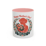 Personalized "Happy Mother's Day" Accent Coffee Mug — 11oz & 15oz