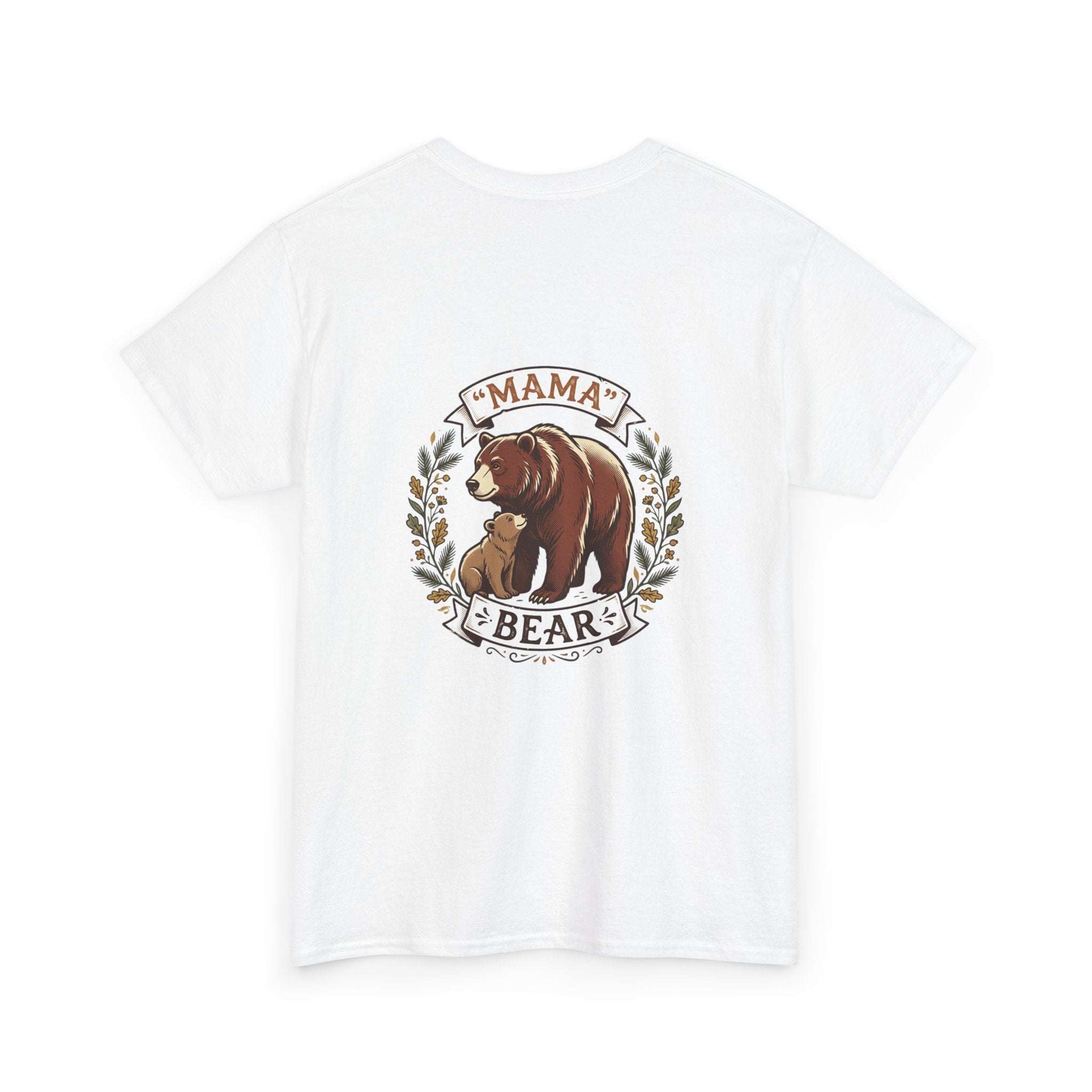 Mama Bear T-Shirt — Cute Mother & Cub Graphic Tee, Mother's Day Gift