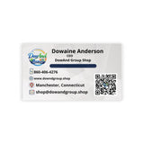 Professional CEO Business Cards — Customizable Contact Card with QR Code