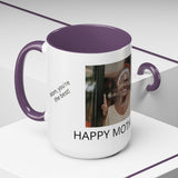 Personalized Accent Coffee Mug — Perfect Mother's Day Gift (11oz/15oz)