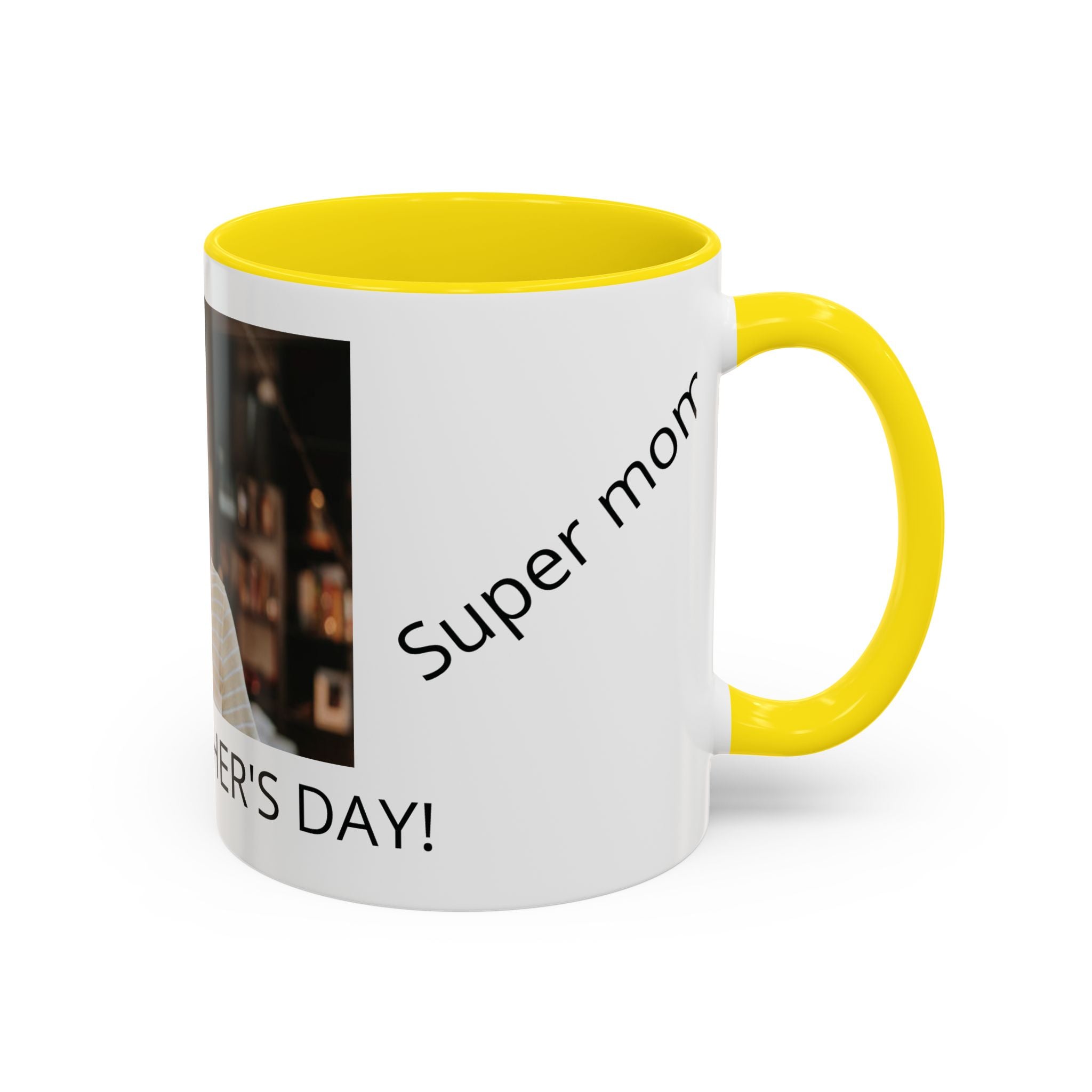 Personalized Accent Coffee Mug — Perfect Mother's Day Gift (11oz/15oz)