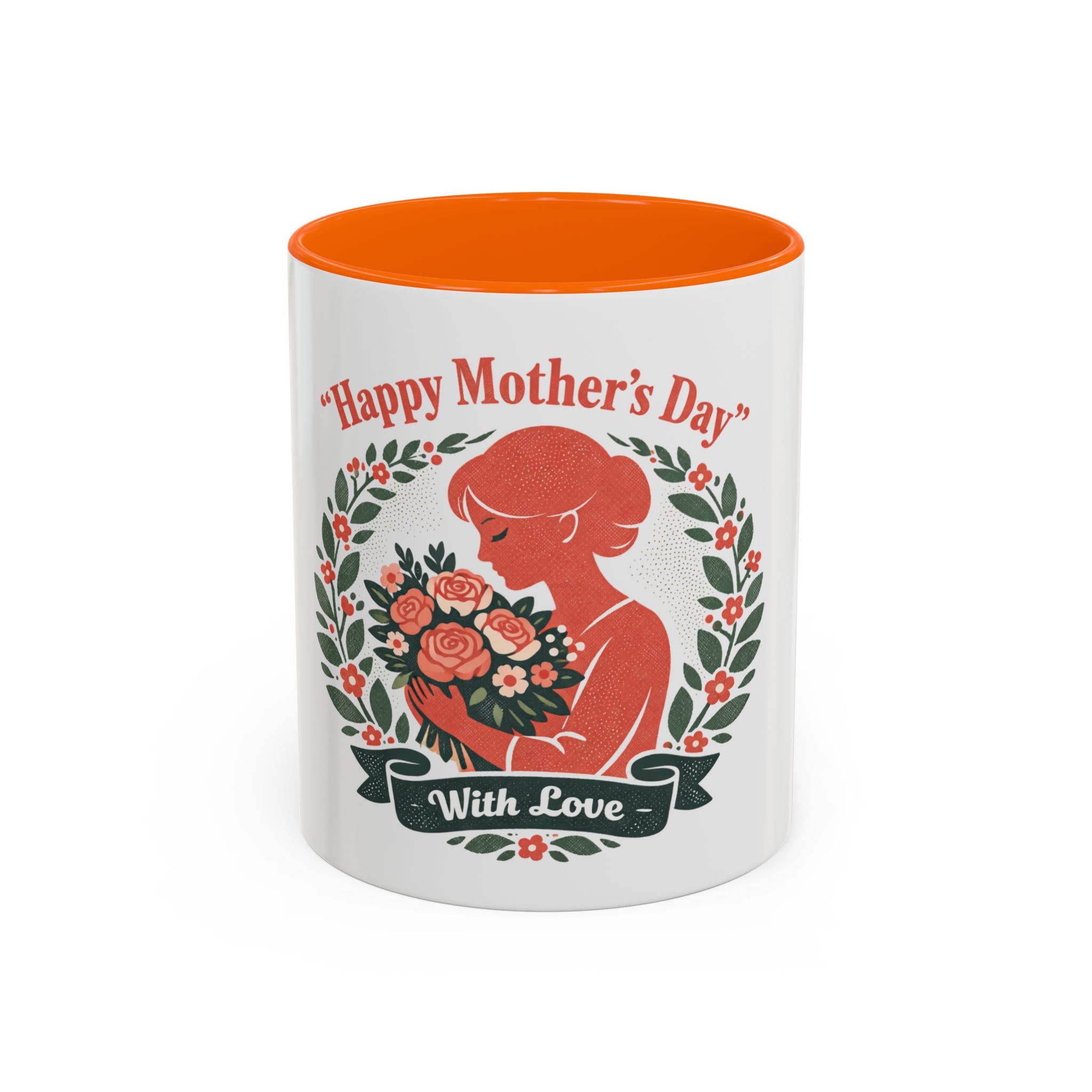 Personalized "Happy Mother's Day" Accent Coffee Mug — 11oz & 15oz