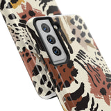 Leopard Print Tough Phone Case – Customizable “Design it Your Way” Protective Cover