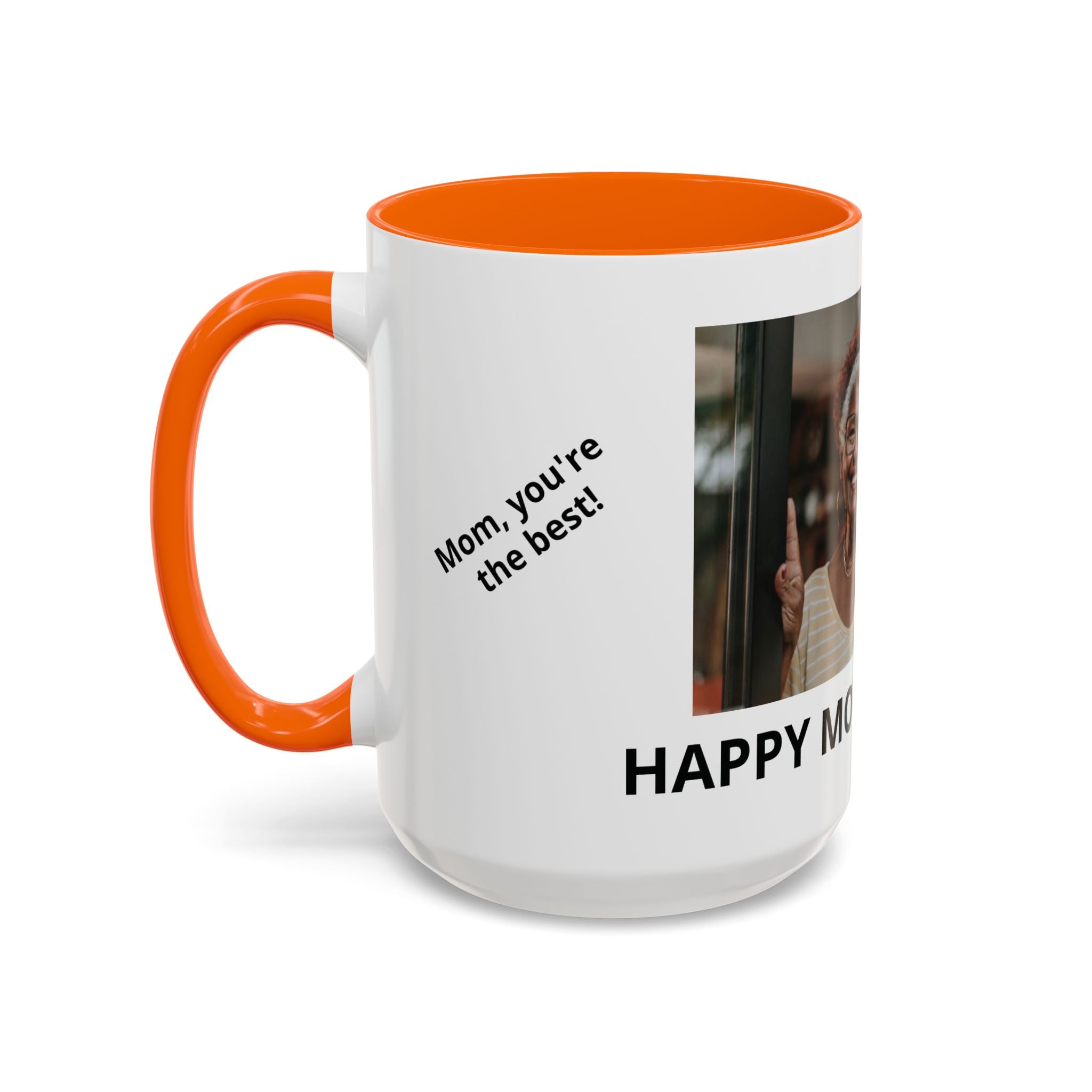 Personalized Accent Coffee Mug — Perfect Mother's Day Gift (11oz/15oz)