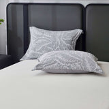 Closeout - 7 Piece Gray Chenille Jacquard Comforter Set