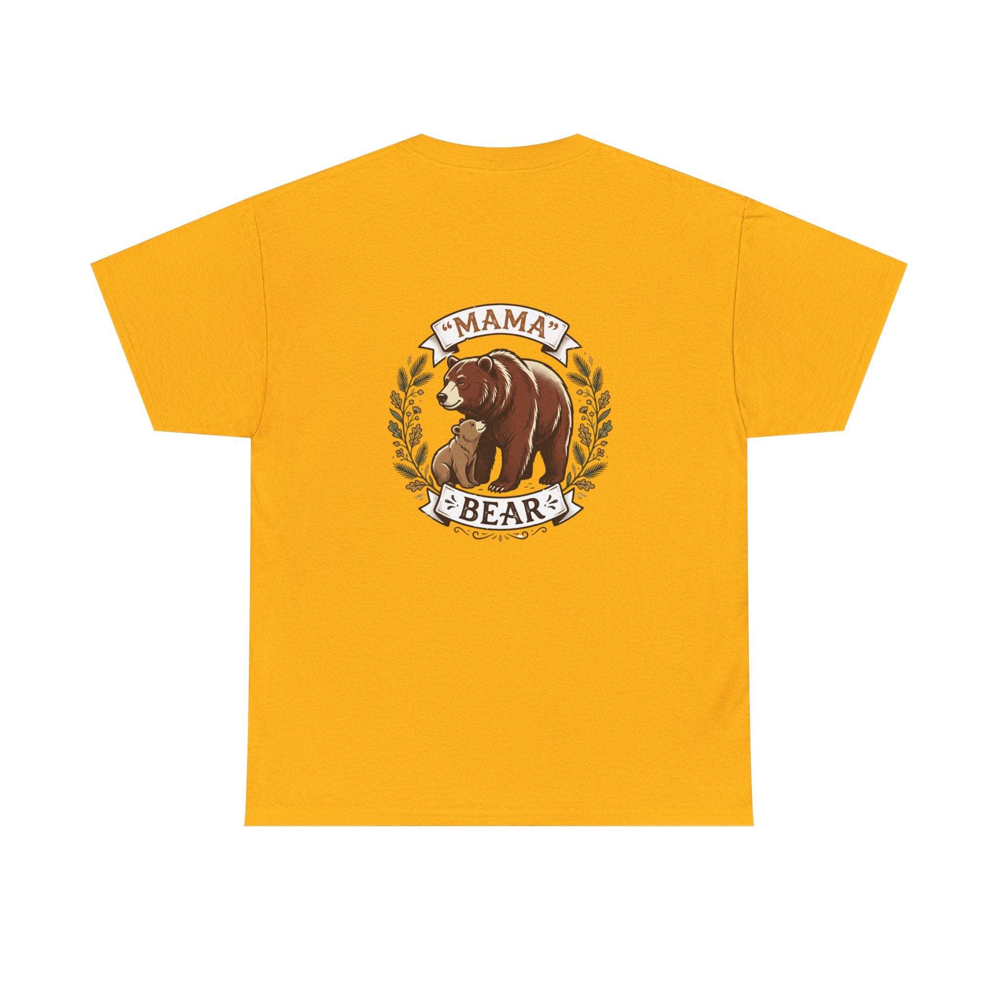 Mama Bear T-Shirt — Cute Mother & Cub Graphic Tee, Mother's Day Gift