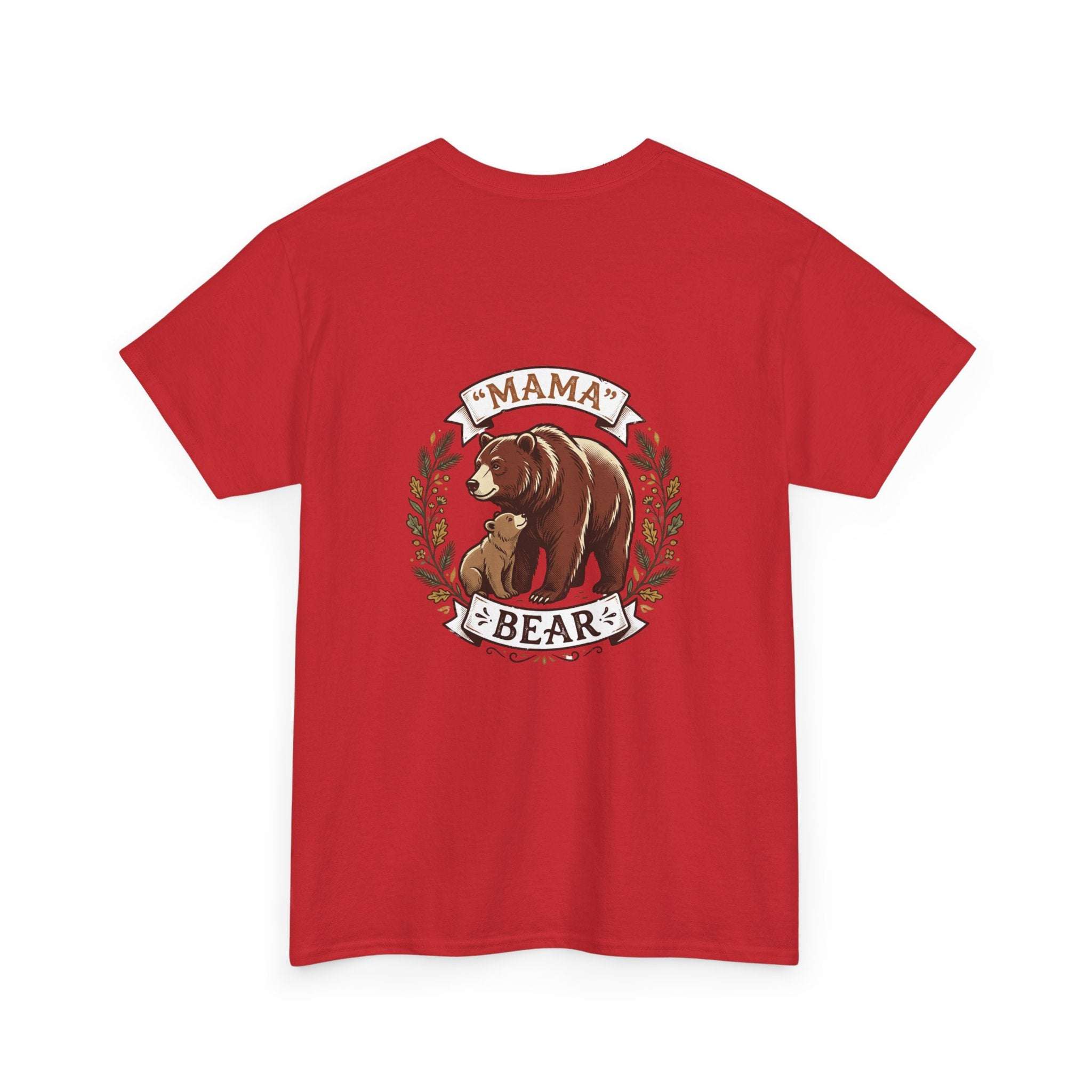 Mama Bear T-Shirt — Cute Mother & Cub Graphic Tee, Mother's Day Gift