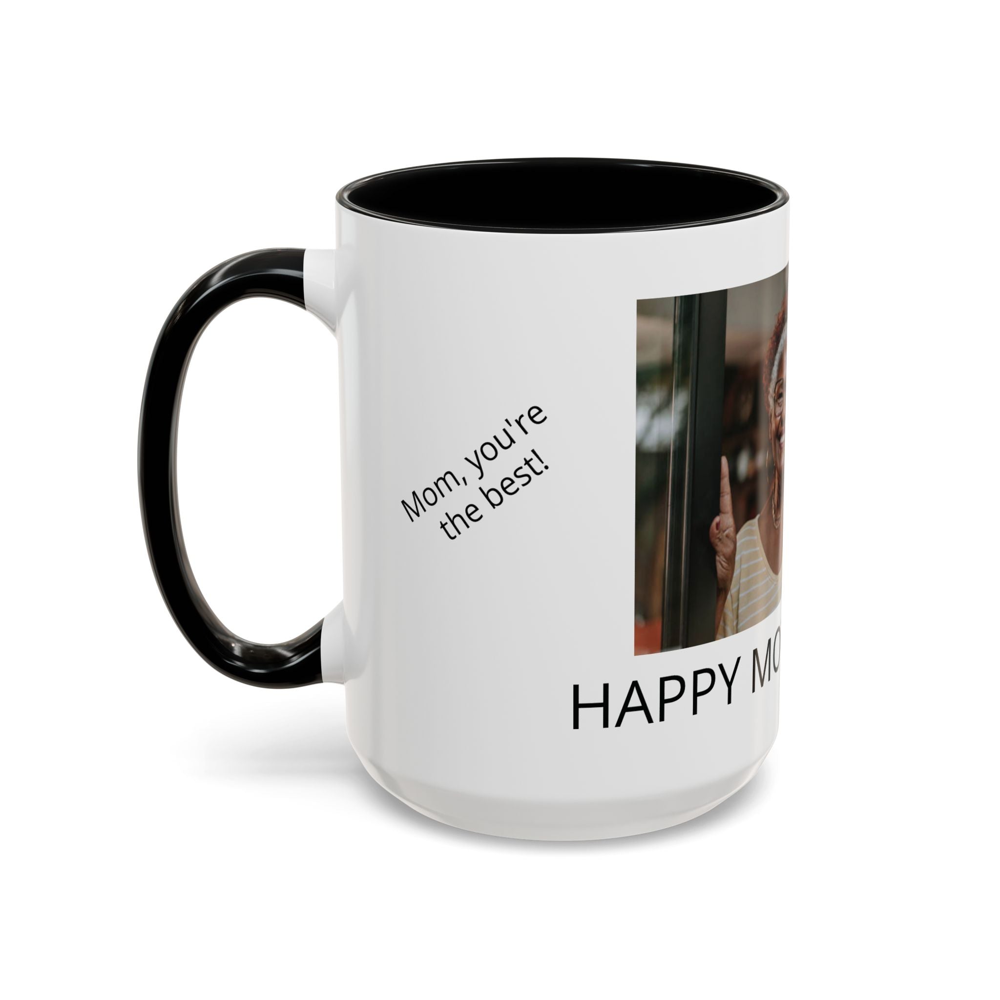 Personalized Accent Coffee Mug — Perfect Mother's Day Gift (11oz/15oz)