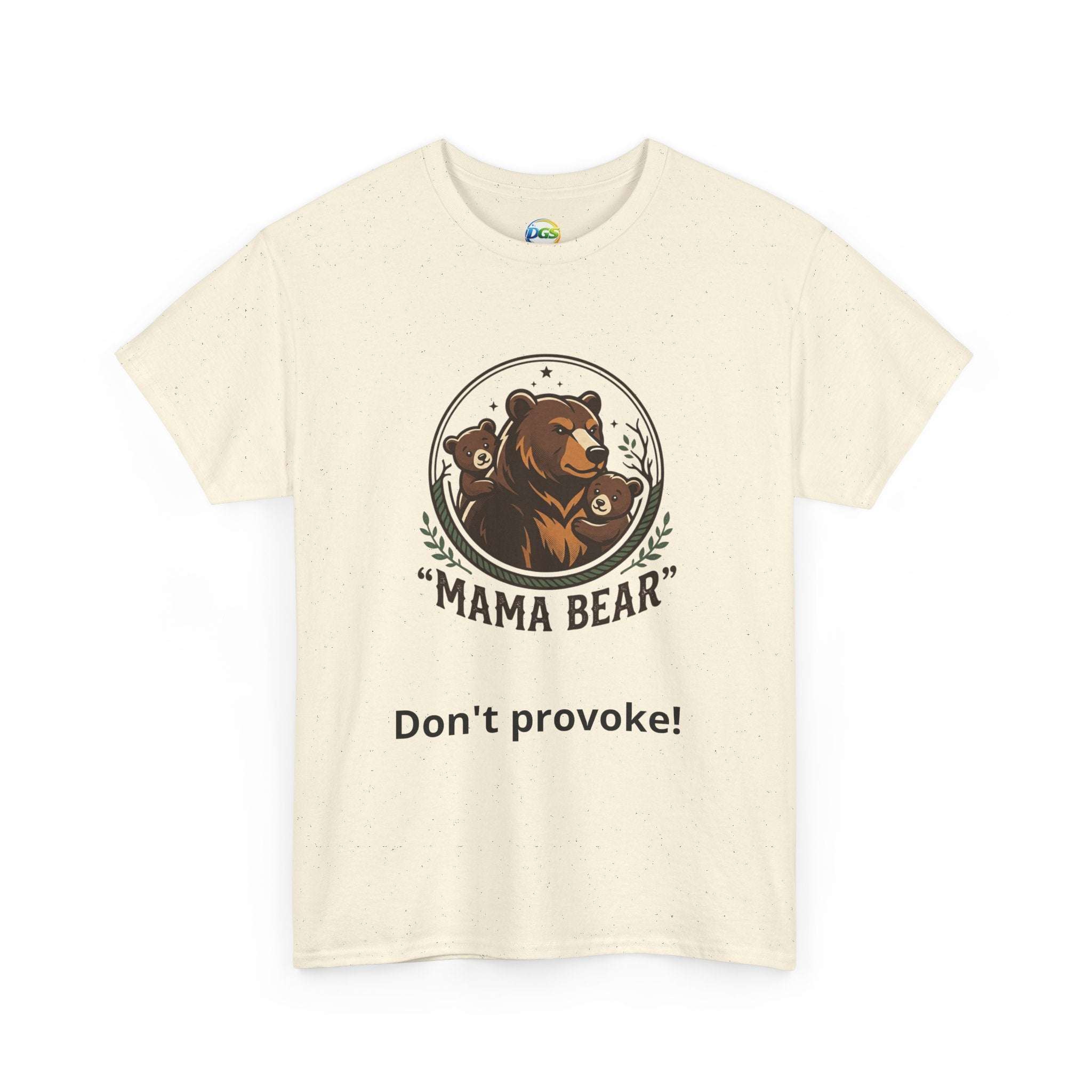 Mama Bear T-Shirt — Cute Mother & Cub Graphic Tee, Mother's Day Gift