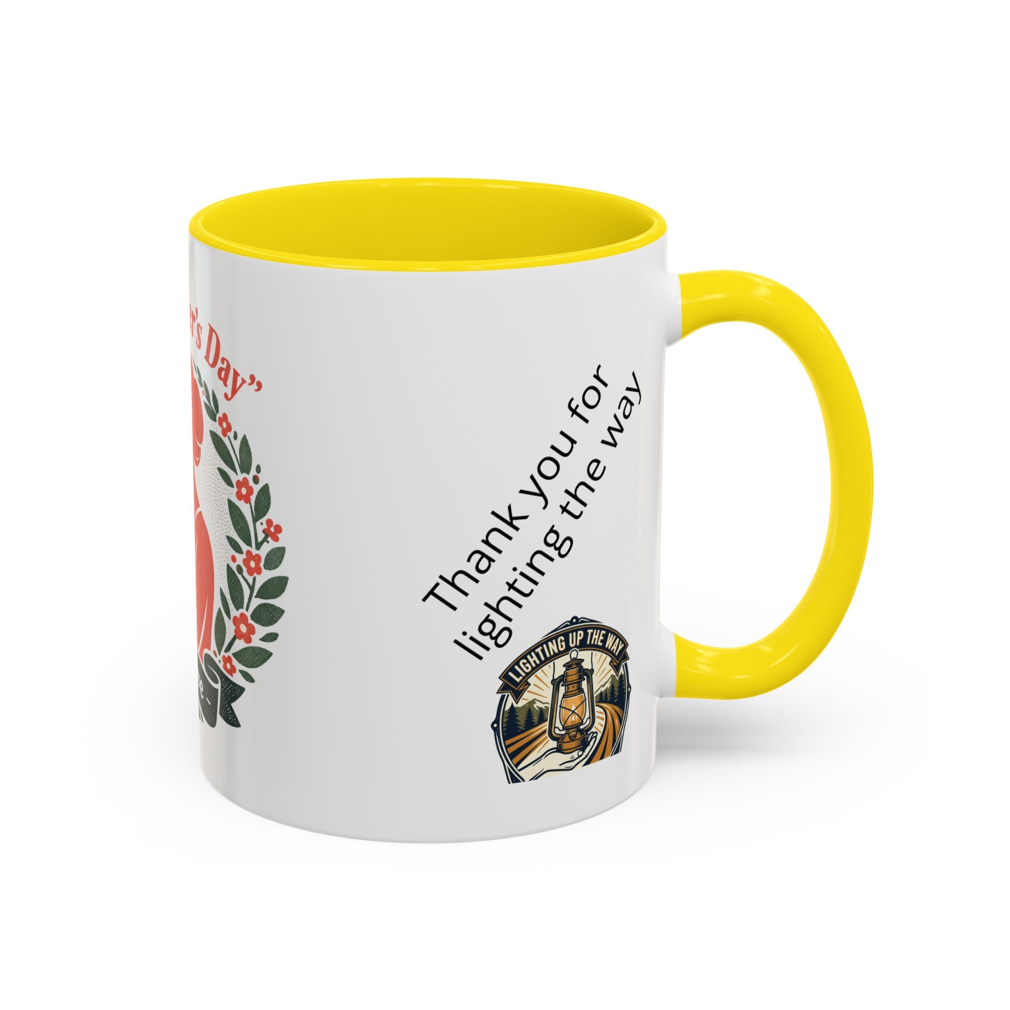 Personalized "Happy Mother's Day" Accent Coffee Mug — 11oz & 15oz