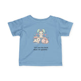 Personalized Infant Tee — Custom Jersey Shirt Light Blue