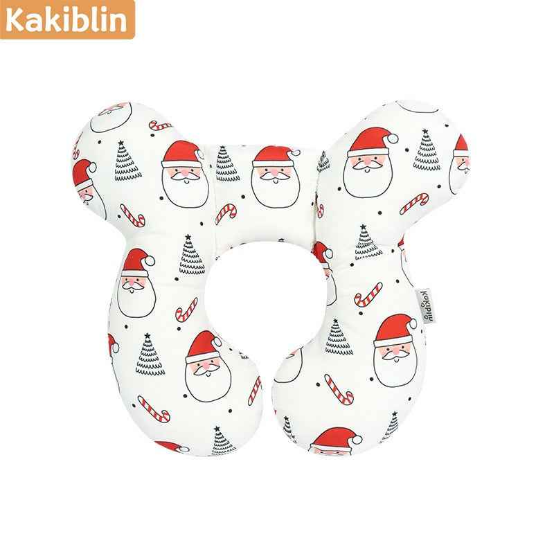 Baby head protection U-shaped pillow Santa Claus head plus size