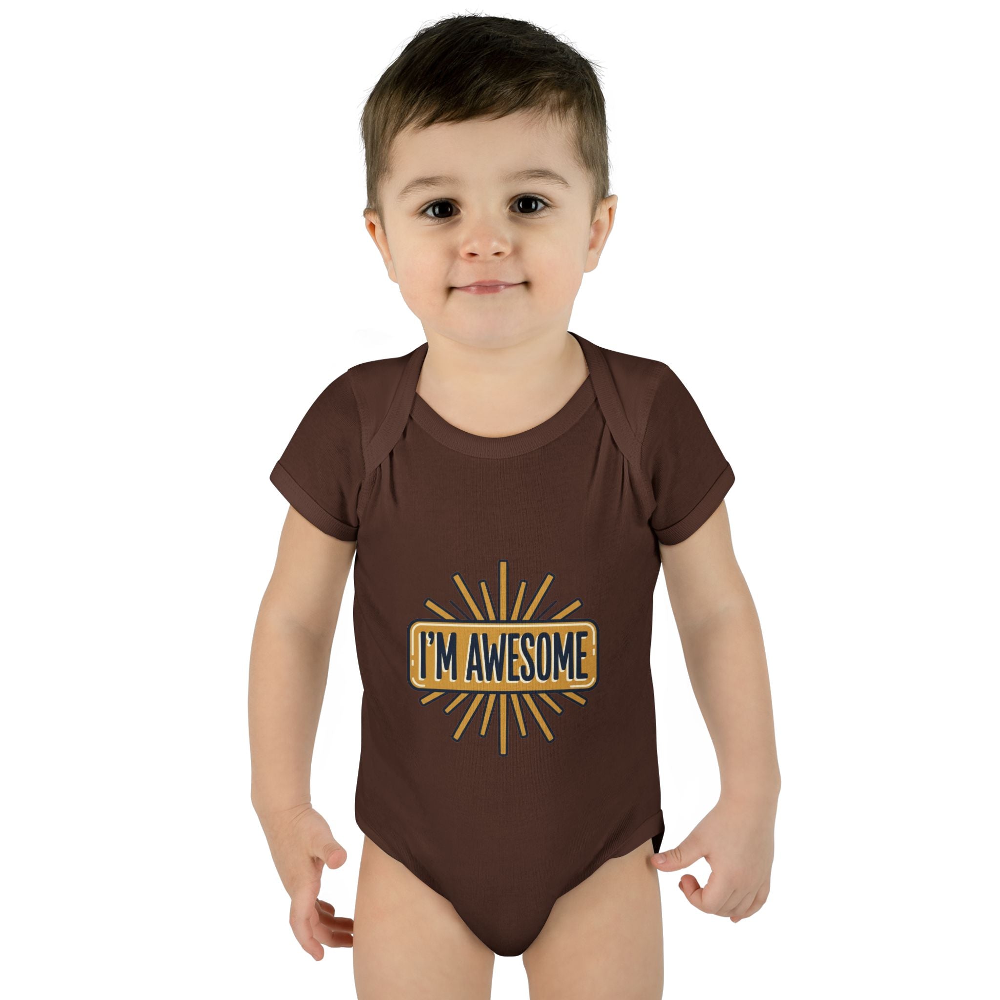 Personalizable Infant Bodysuit – Custom Printed Baby Onesie
