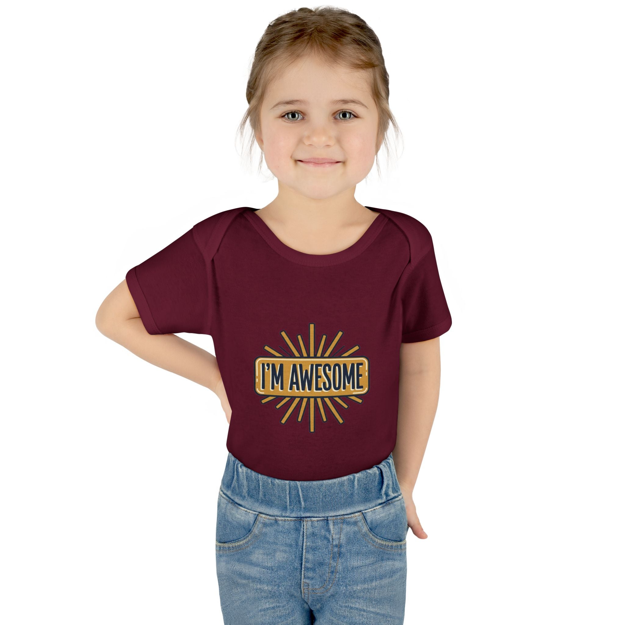 Personalizable Infant Bodysuit – Custom Printed Baby Onesie
