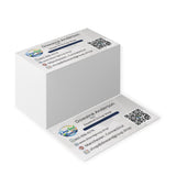 Professional CEO Business Cards — Customizable Contact Card with QR Code