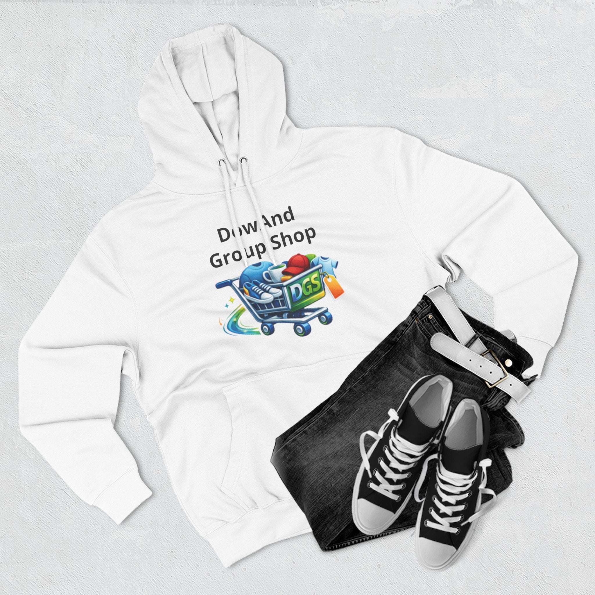 Three-Panel Fleece Hoodie — Custom Unisex Designed Comfort