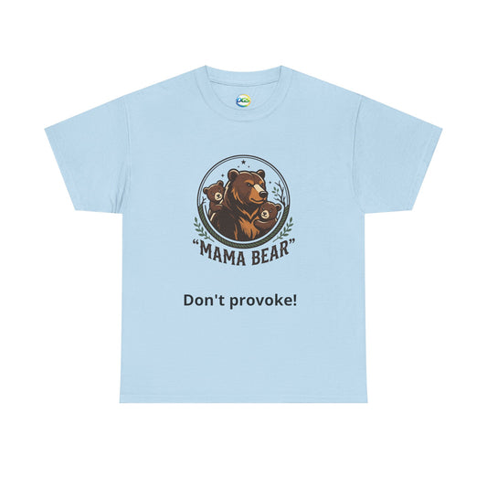 Mama Bear T-Shirt — Cute Mother & Cub Graphic Tee, Mother's Day Gift