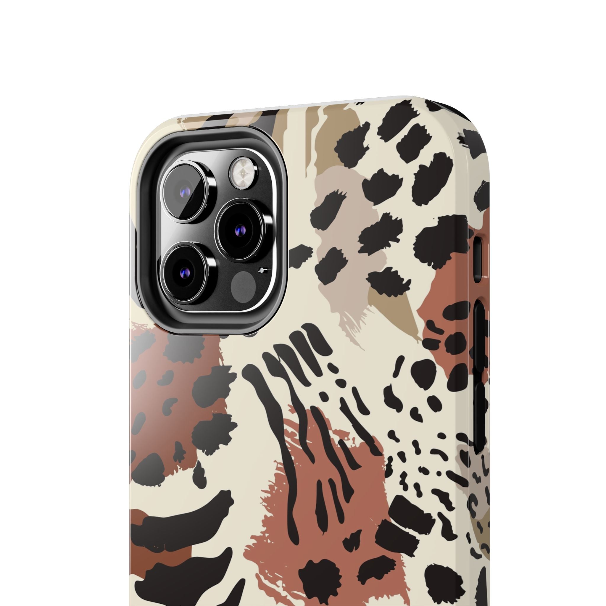 Leopard Print Tough Phone Case – Customizable “Design it Your Way” Protective Cover