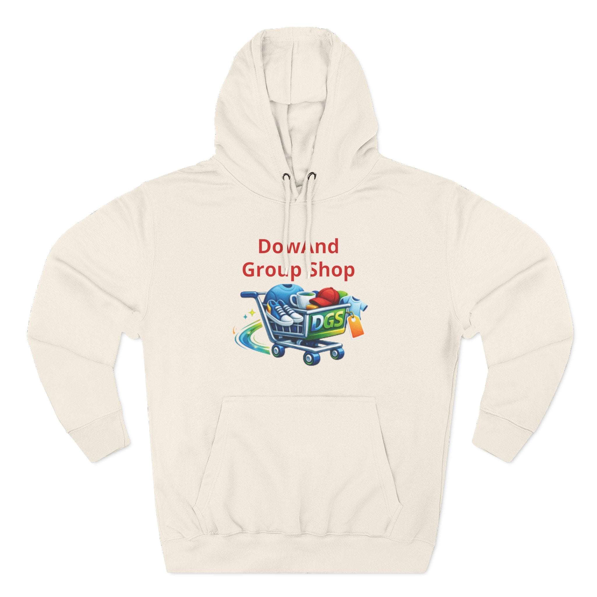 Three-Panel Fleece Hoodie — Custom Unisex Designed Comfort Sandshell
