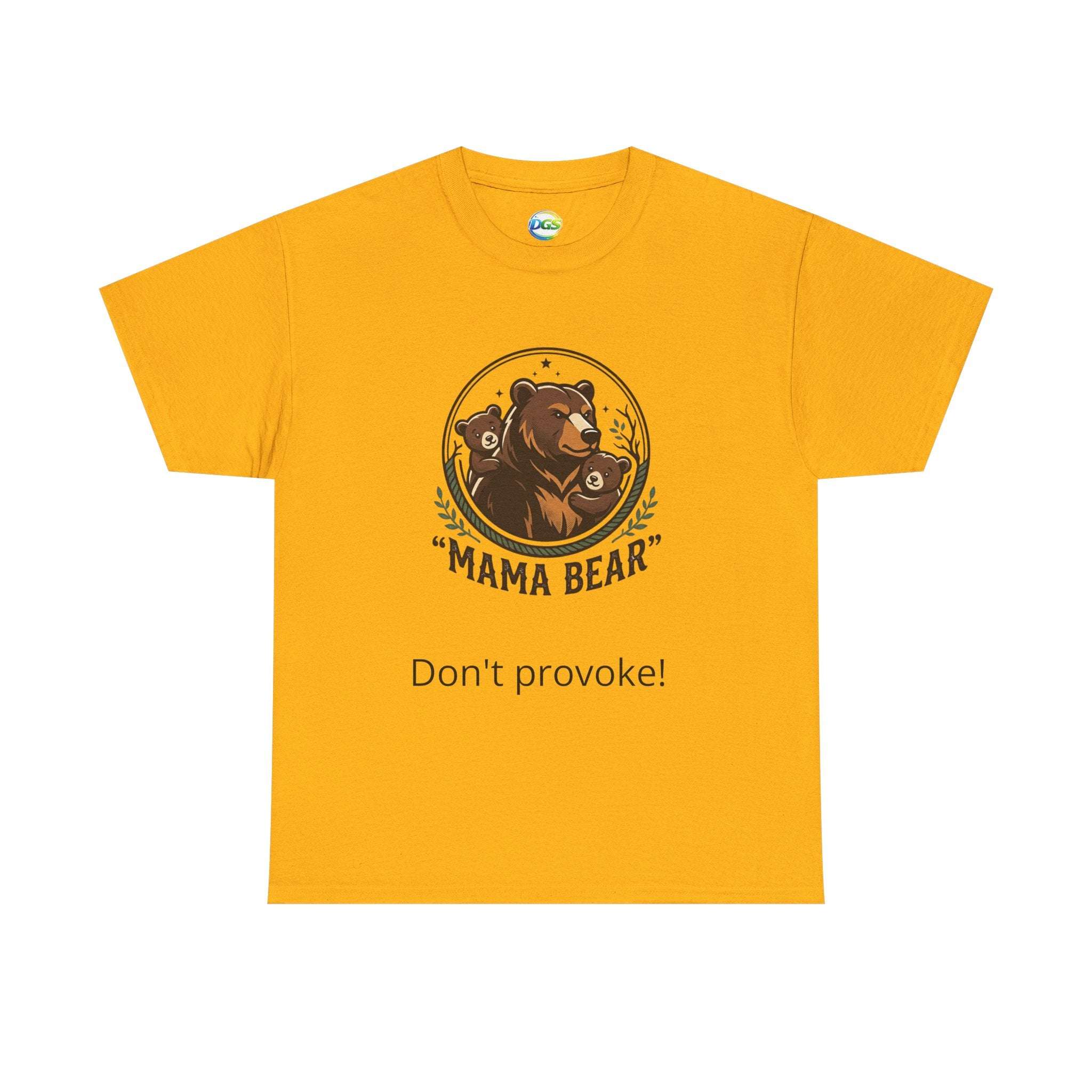 Mama Bear T-Shirt — Cute Mother & Cub Graphic Tee, Mother's Day Gift