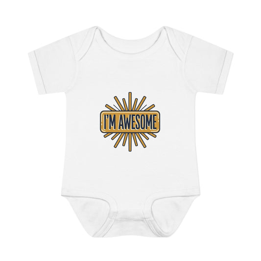 Personalizable Infant Bodysuit – Custom Printed Baby Onesie