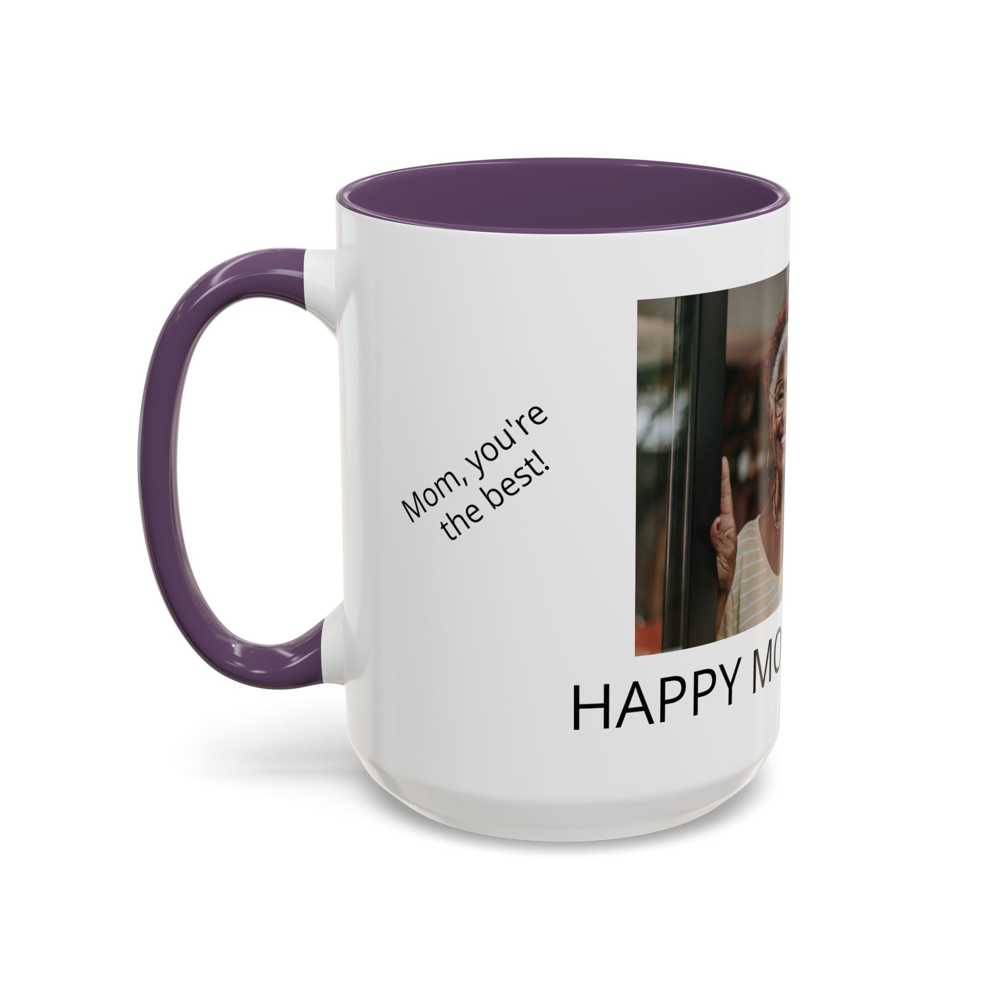 Personalized Accent Coffee Mug — Perfect Mother's Day Gift (11oz/15oz)