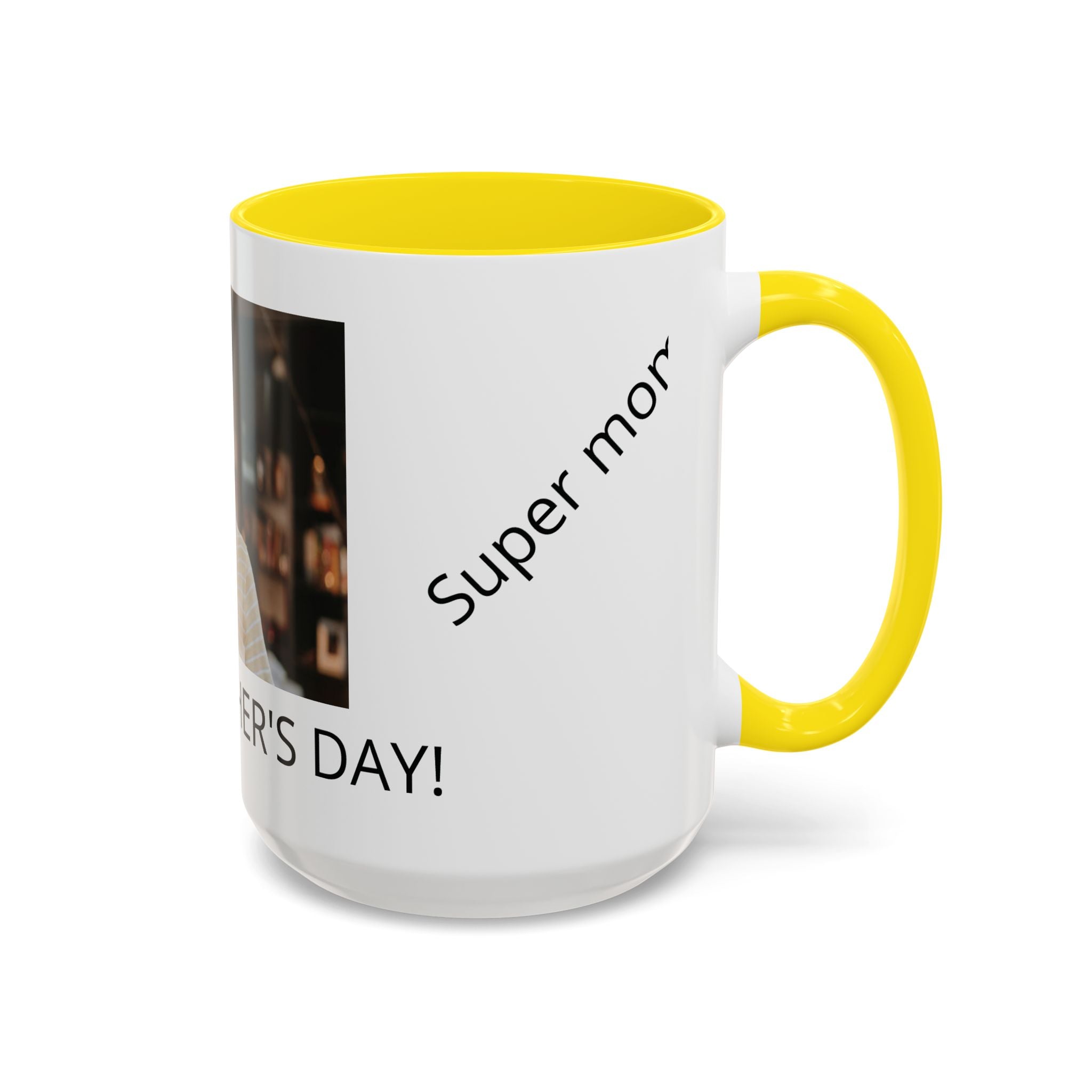 Personalized Accent Coffee Mug — Perfect Mother's Day Gift (11oz/15oz)