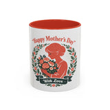 Personalized "Happy Mother's Day" Accent Coffee Mug — 11oz & 15oz
