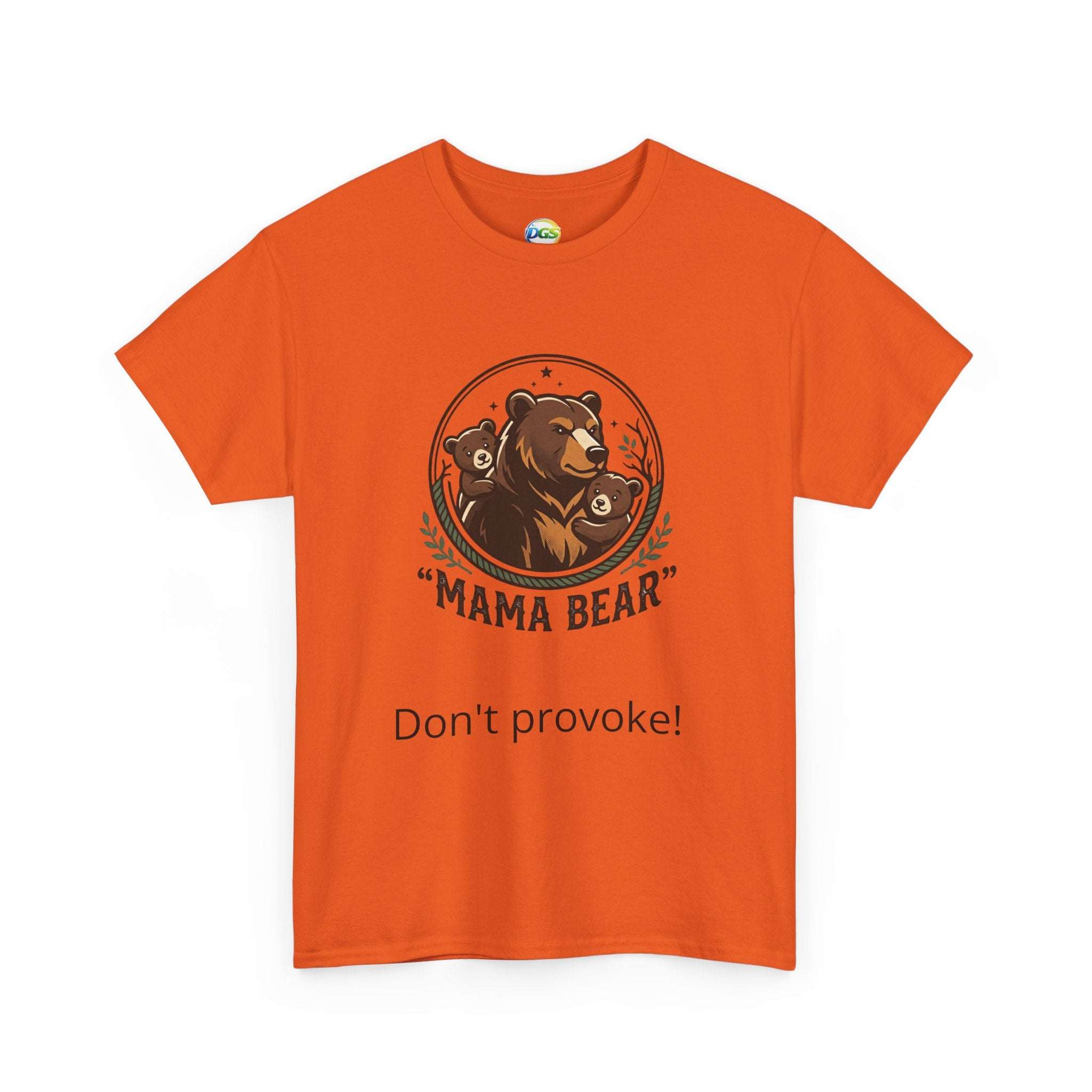 Mama Bear T-Shirt — Cute Mother & Cub Graphic Tee, Mother's Day Gift