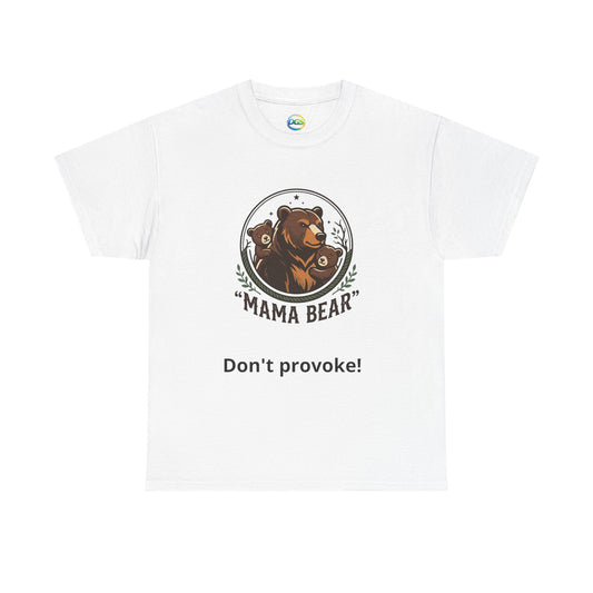Mama Bear T-Shirt — Cute Mother & Cub Graphic Tee, Mother's Day Gift