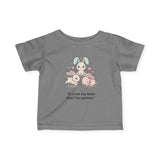 Personalized Infant Tee — Custom Jersey Shirt Granite Heather